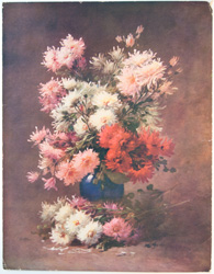 Original vintage calendar/poster prints of florals from 1910s-1940s